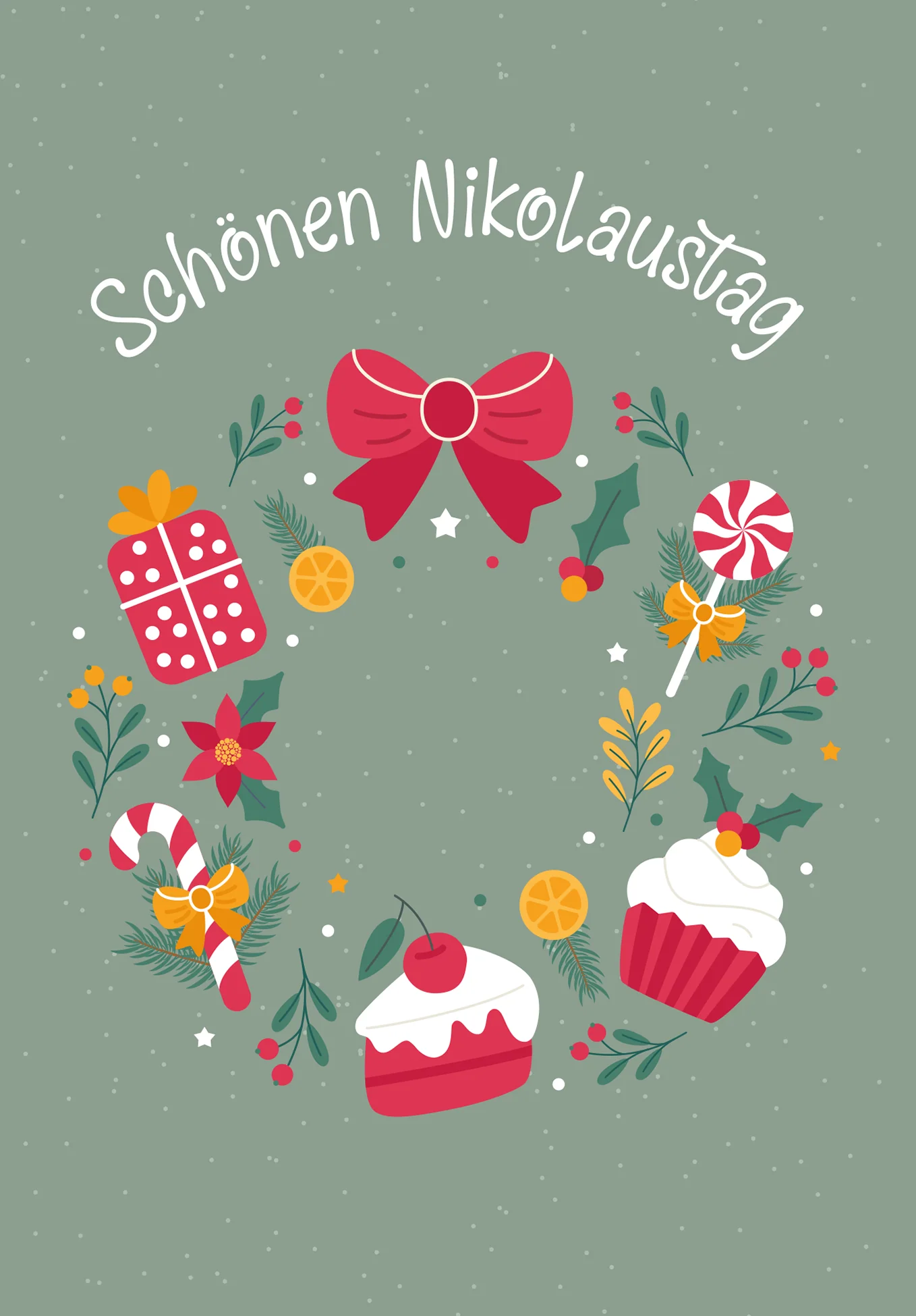 Schönen Nikolaustag - Kranz Süßigkeiten PDF - Image 2