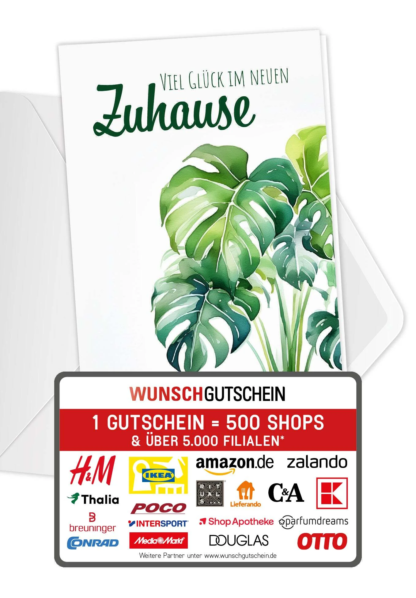 Viel Glück Zuhause - Pflanze