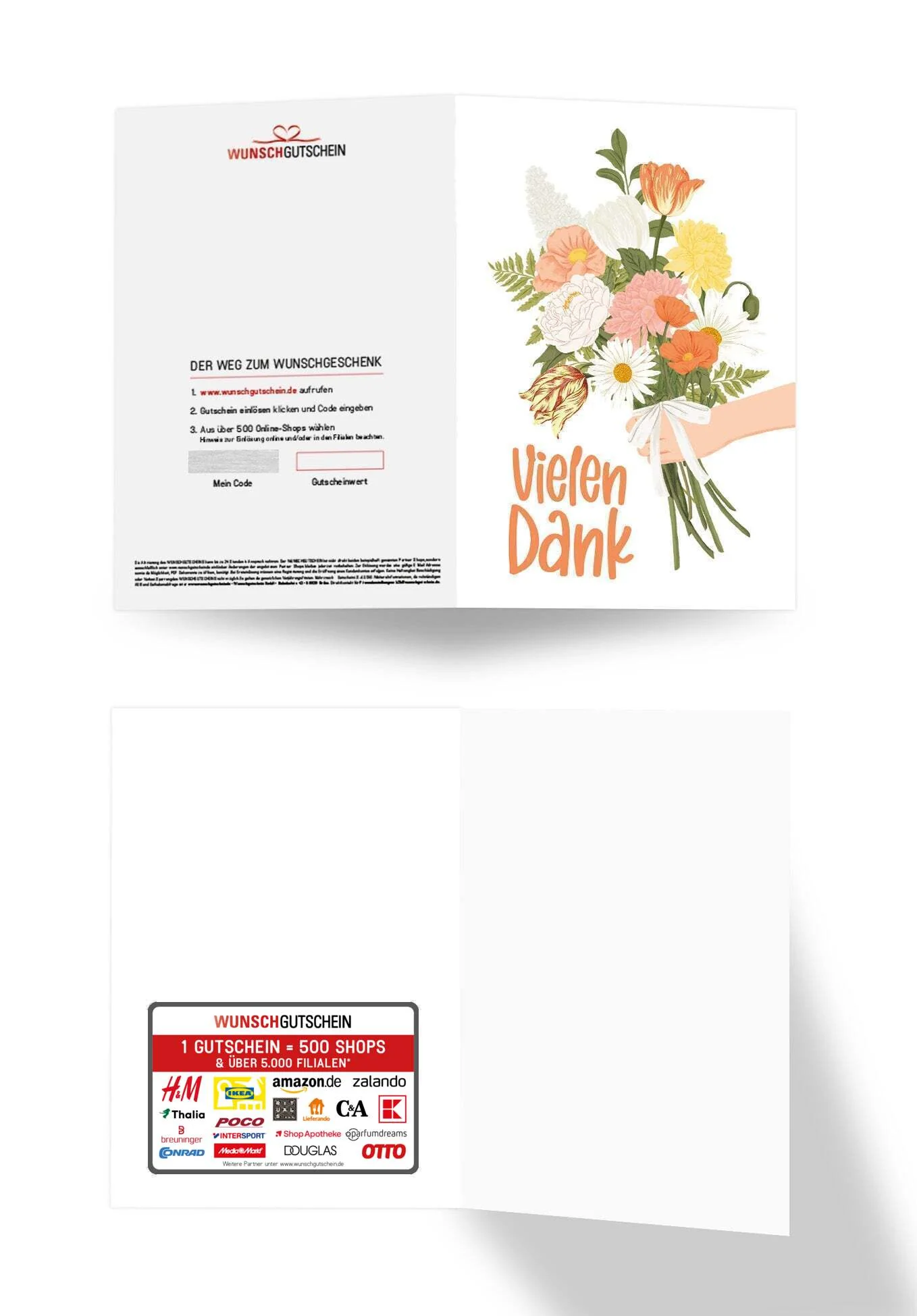 Vielen Dank - Blumenstrauss Orange PDF - Image 3