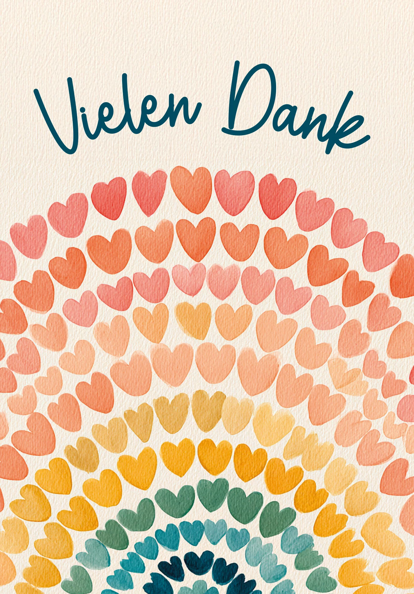 Vielen Dank - Bunte Herzchen - Image 2