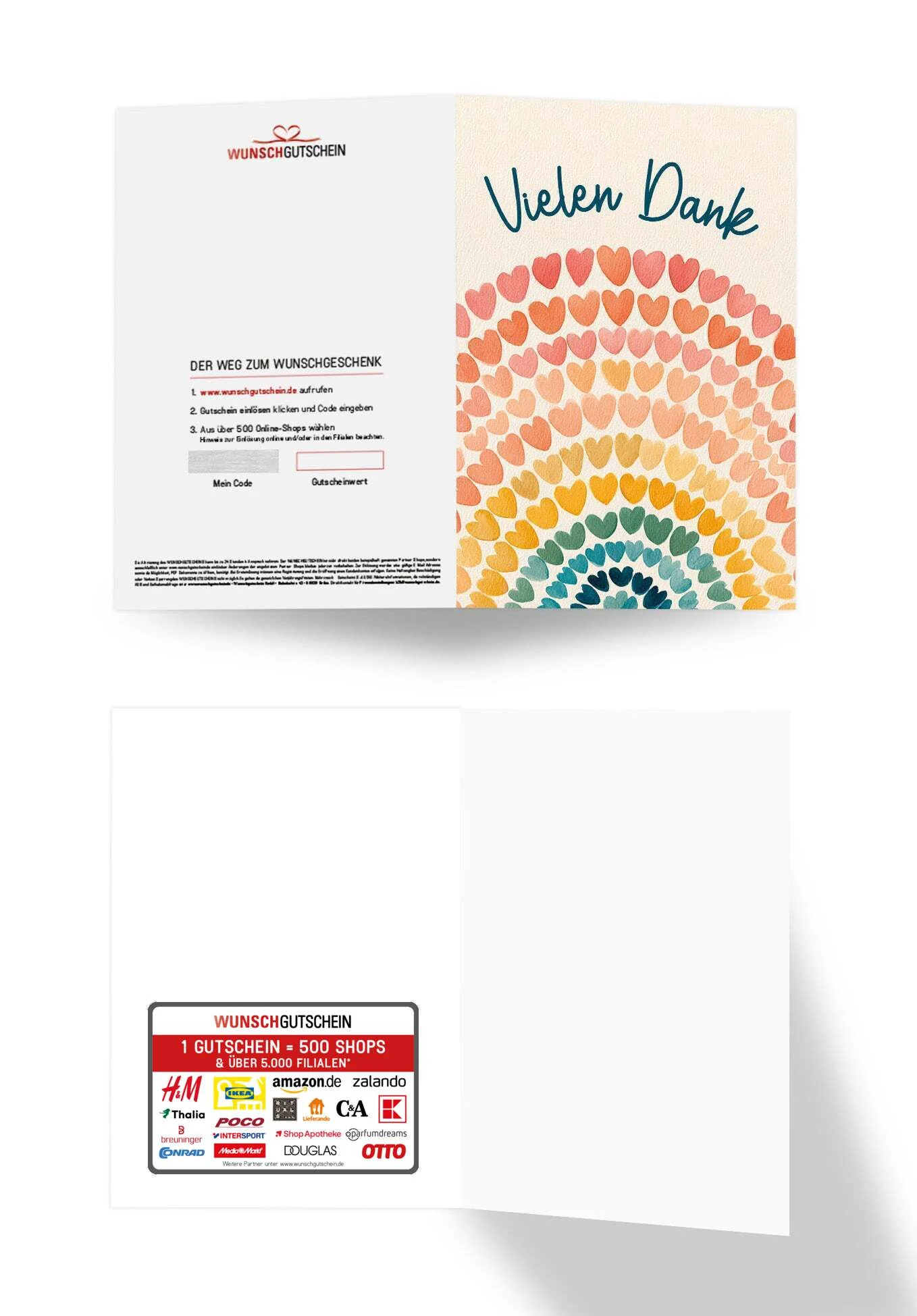Vielen Dank - Bunte Herzchen - Image 3