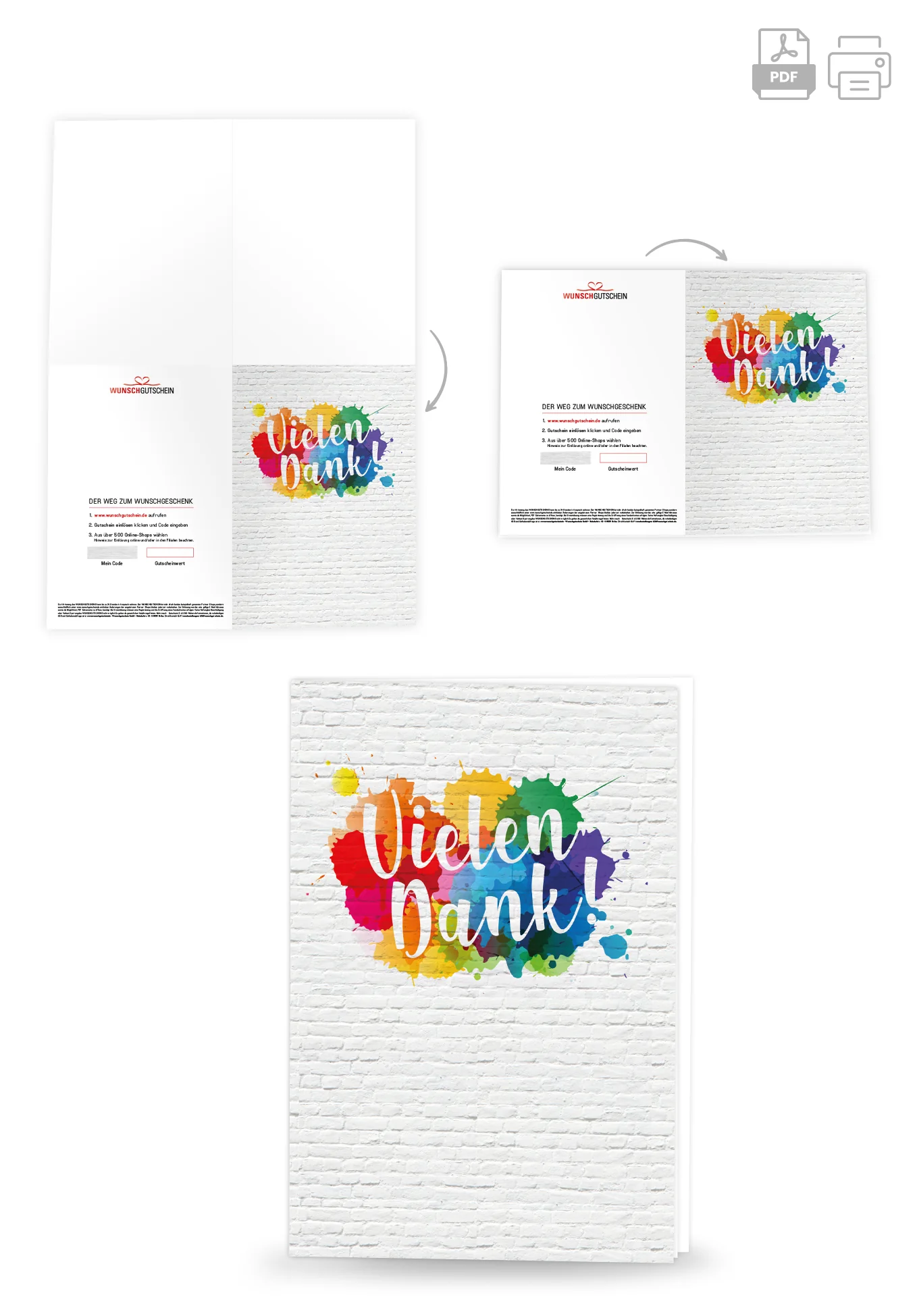 Vielen Dank - Bunte Kleckse - Image 4