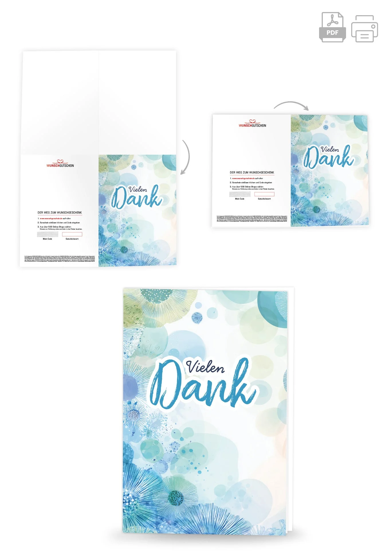 Vielen Dank - Elemente Blau Grün PDF - Image 4