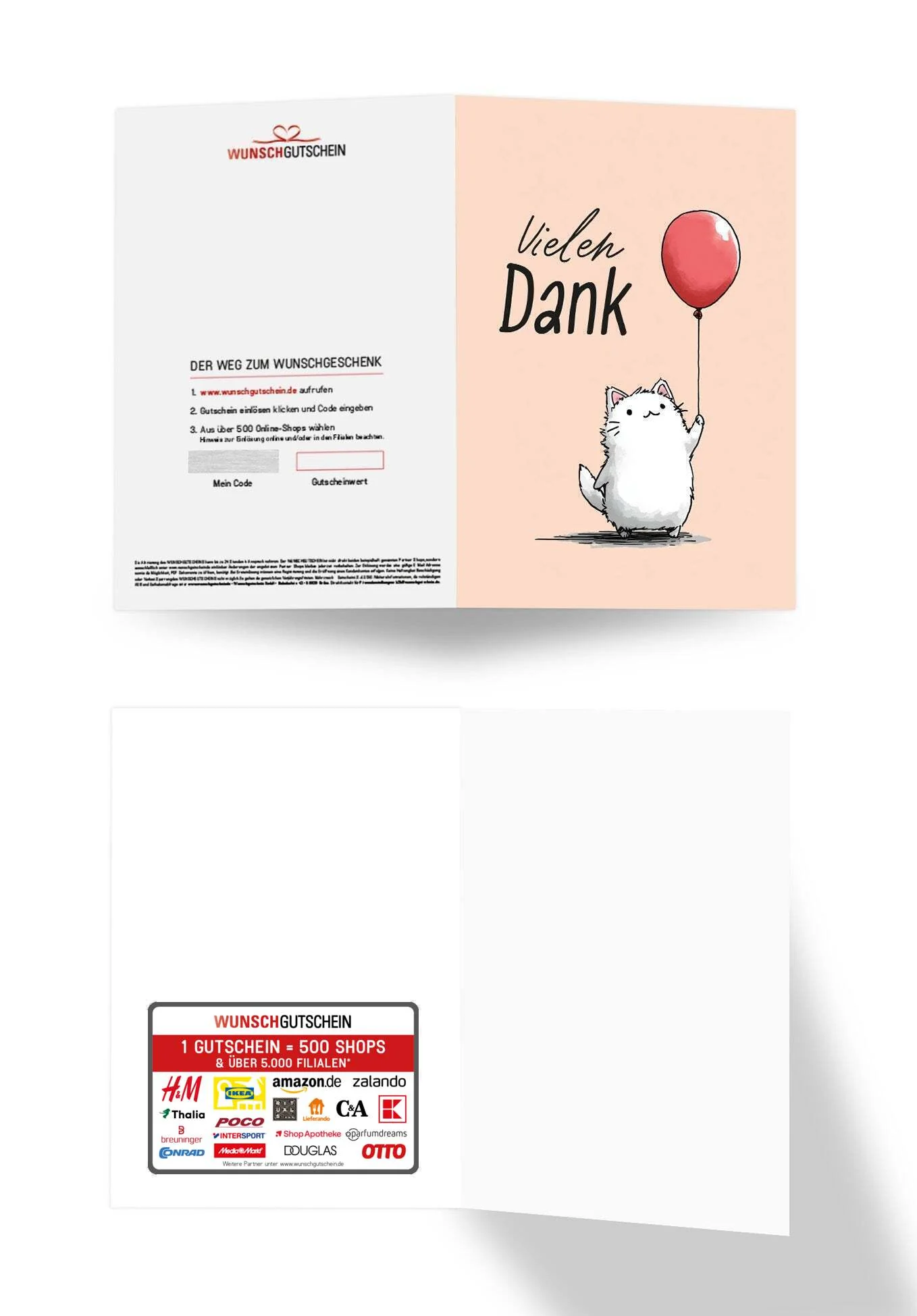 Vielen Dank - Katze Luftballon PDF - Image 3