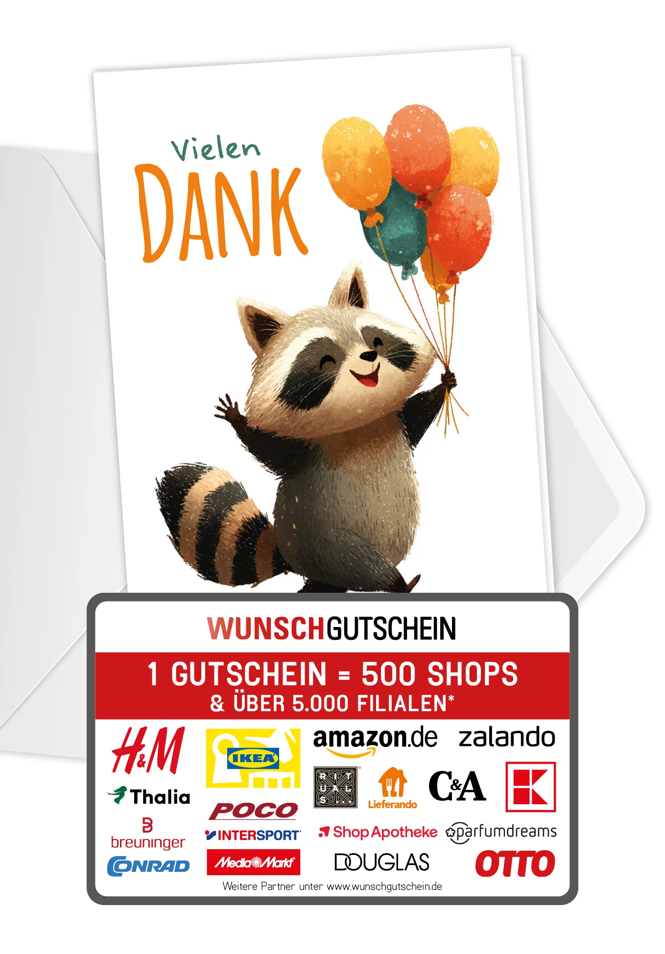 Vielen Dank - Waschbär