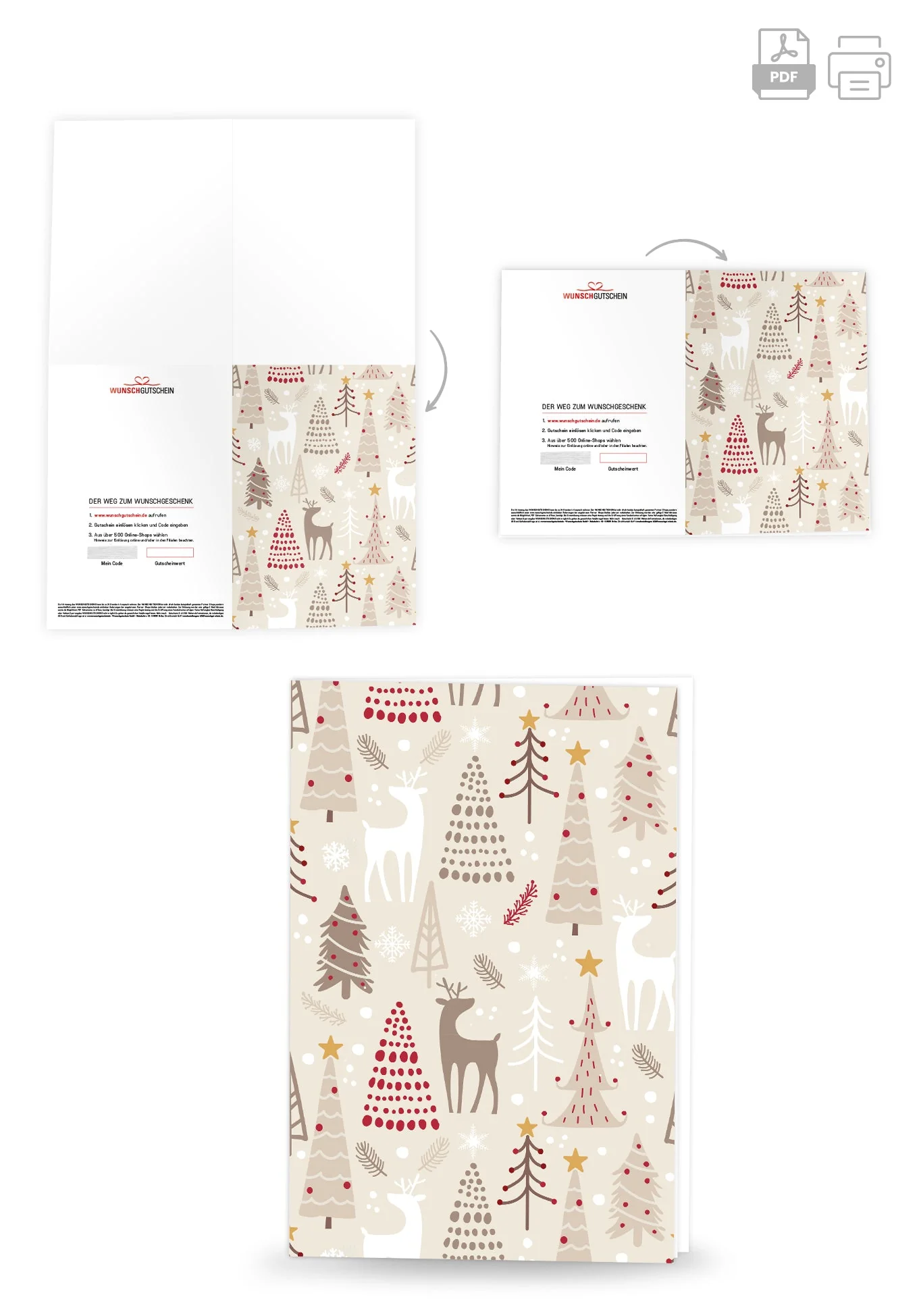 Weihnachtsbäume Beige PDF - Image 4