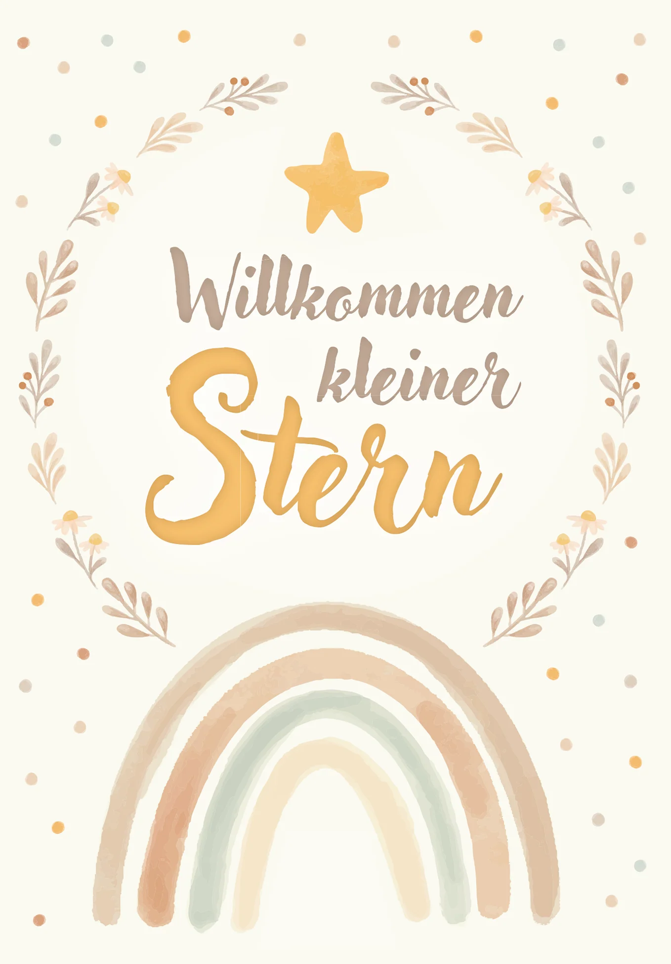 Willkommen Stern - Regenbogen - Image 2
