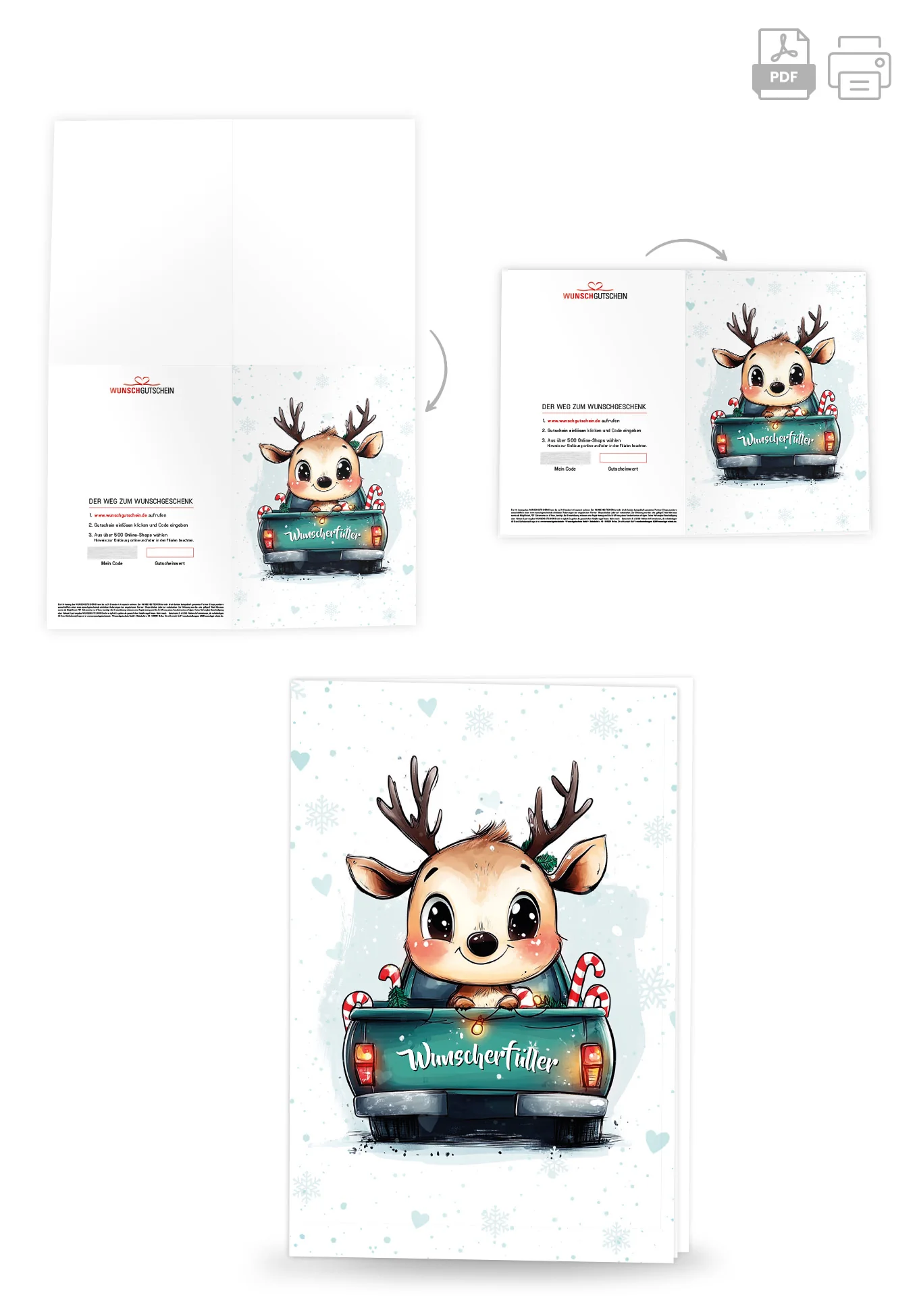 Wunscherfüller - Rentier Truck PDF - Image 4