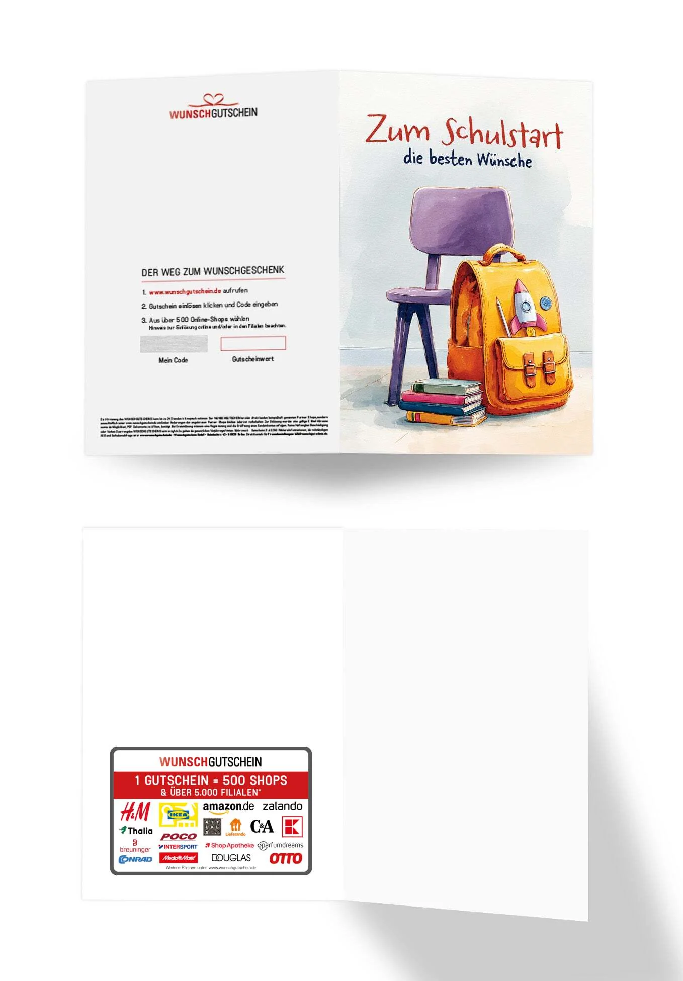 Zum Schulstart - Stuhl und Rucksack - Image 3