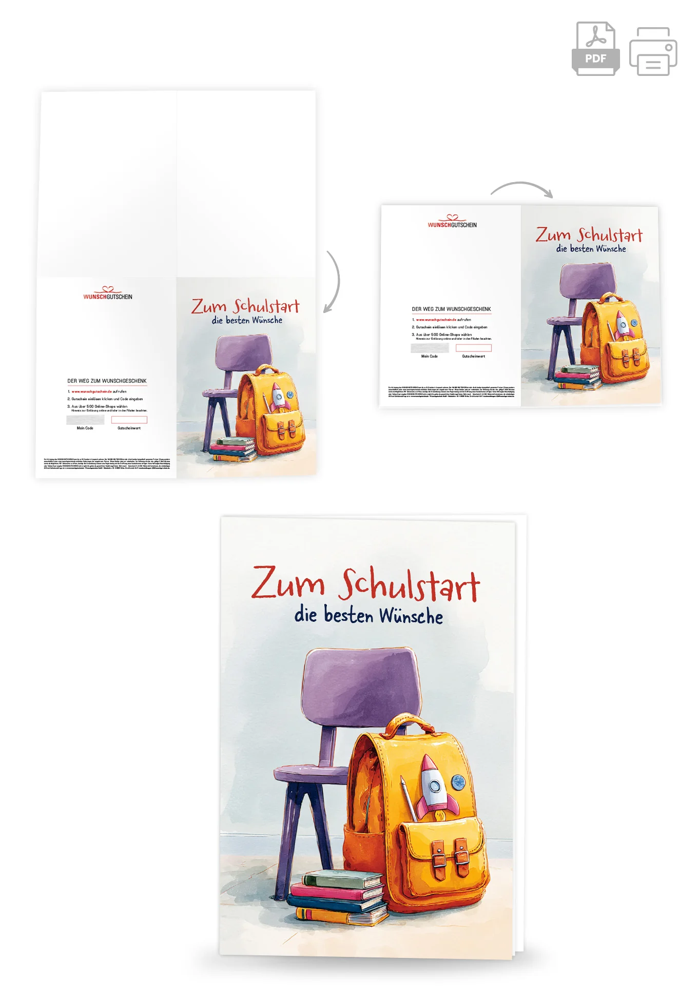 Zum Schulstart - Stuhl und Rucksack - Image 4