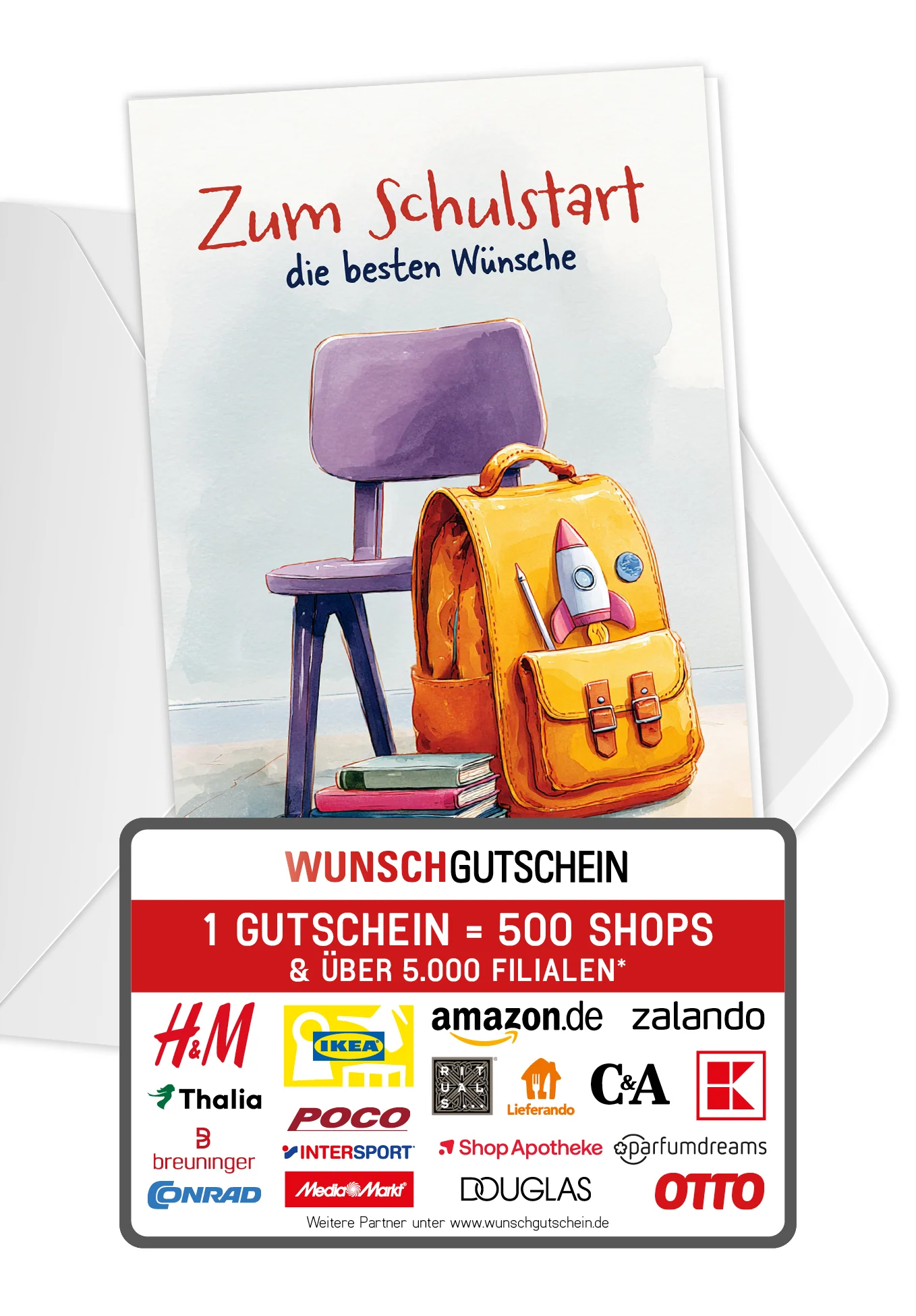 Zum Schulstart - Stuhl und Rucksack PDF