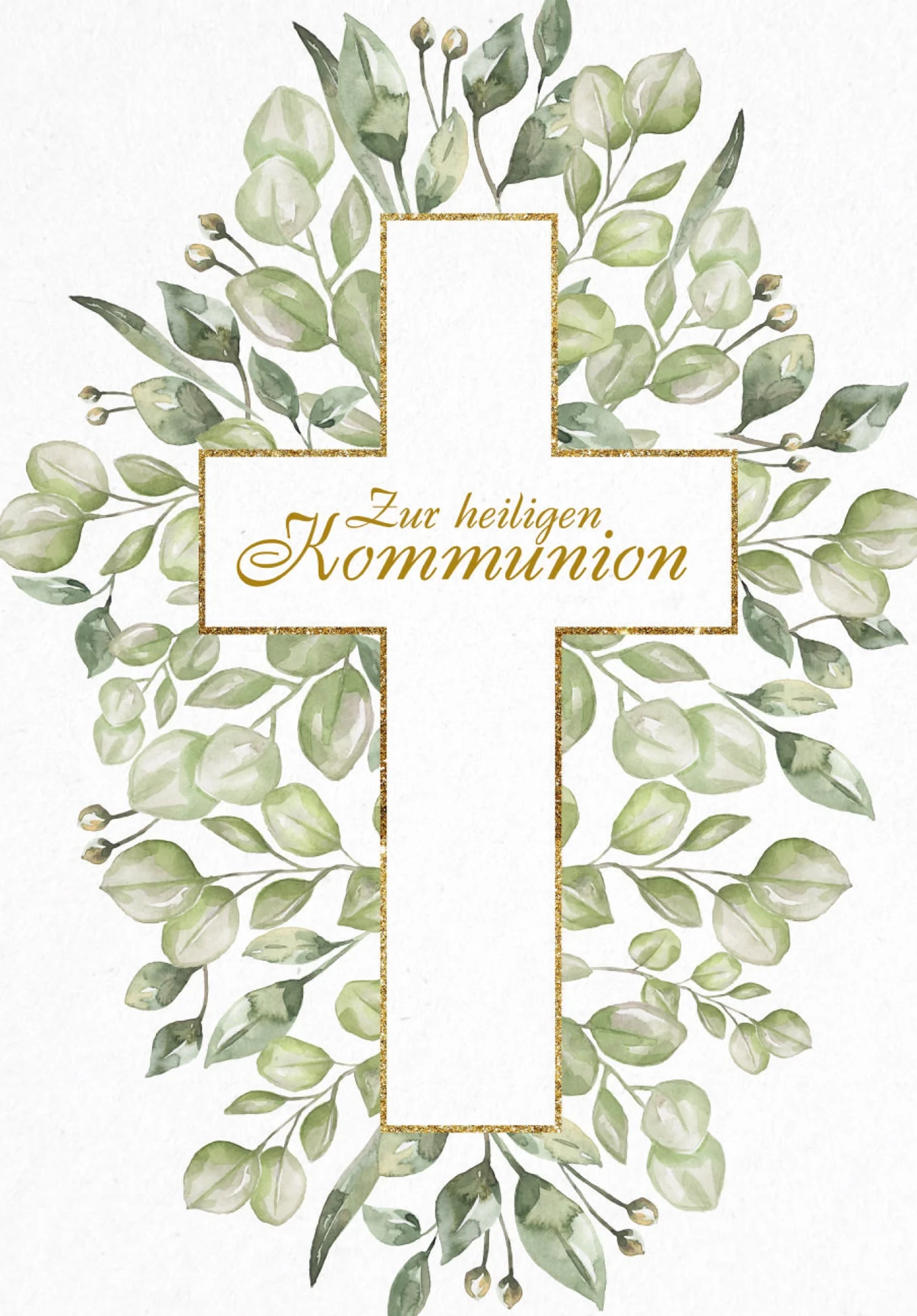 Zur heiligen Kommunion - Kreuz Blätter PDF - Image 2