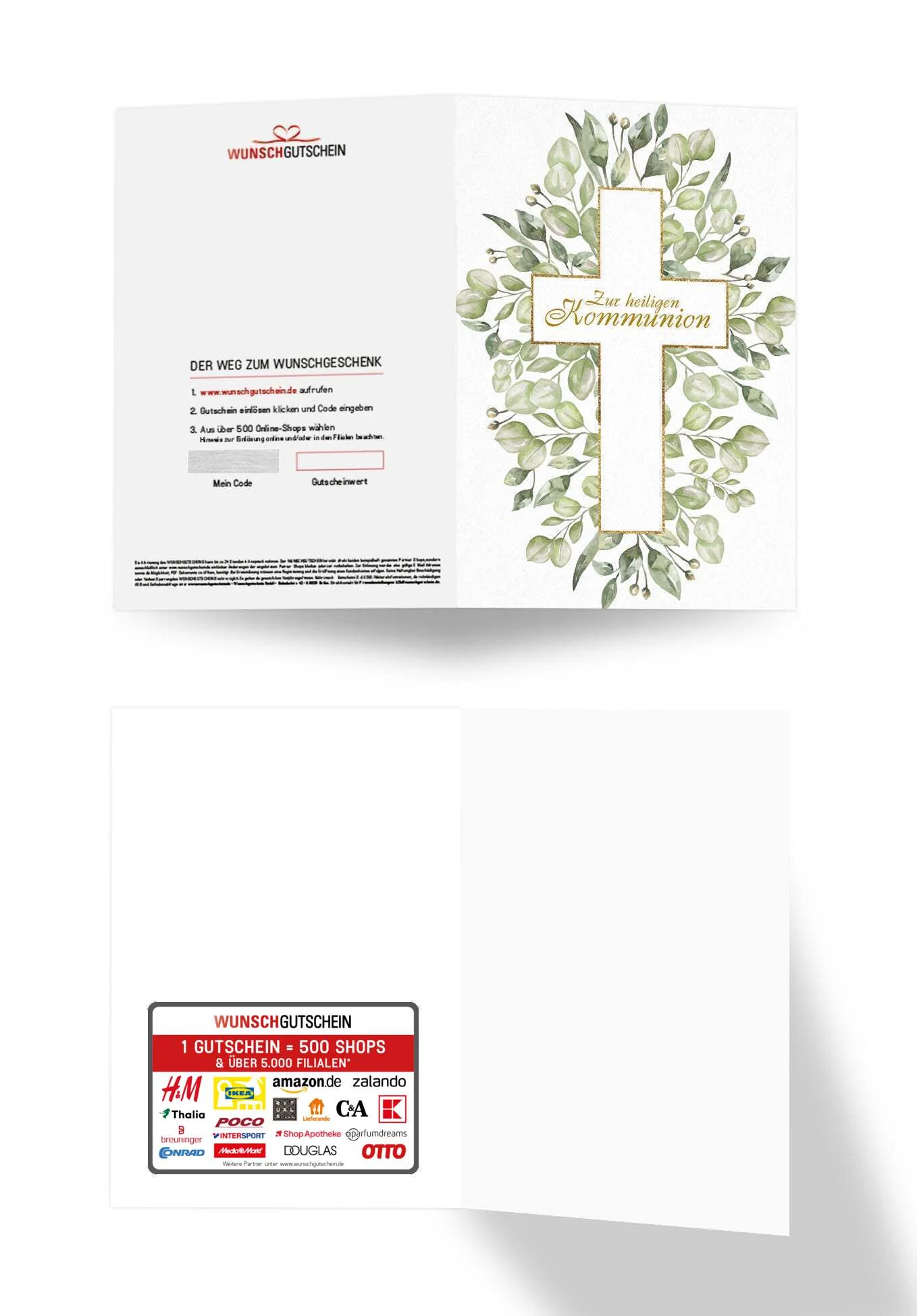 Zur heiligen Kommunion - Kreuz Blätter PDF - Image 3