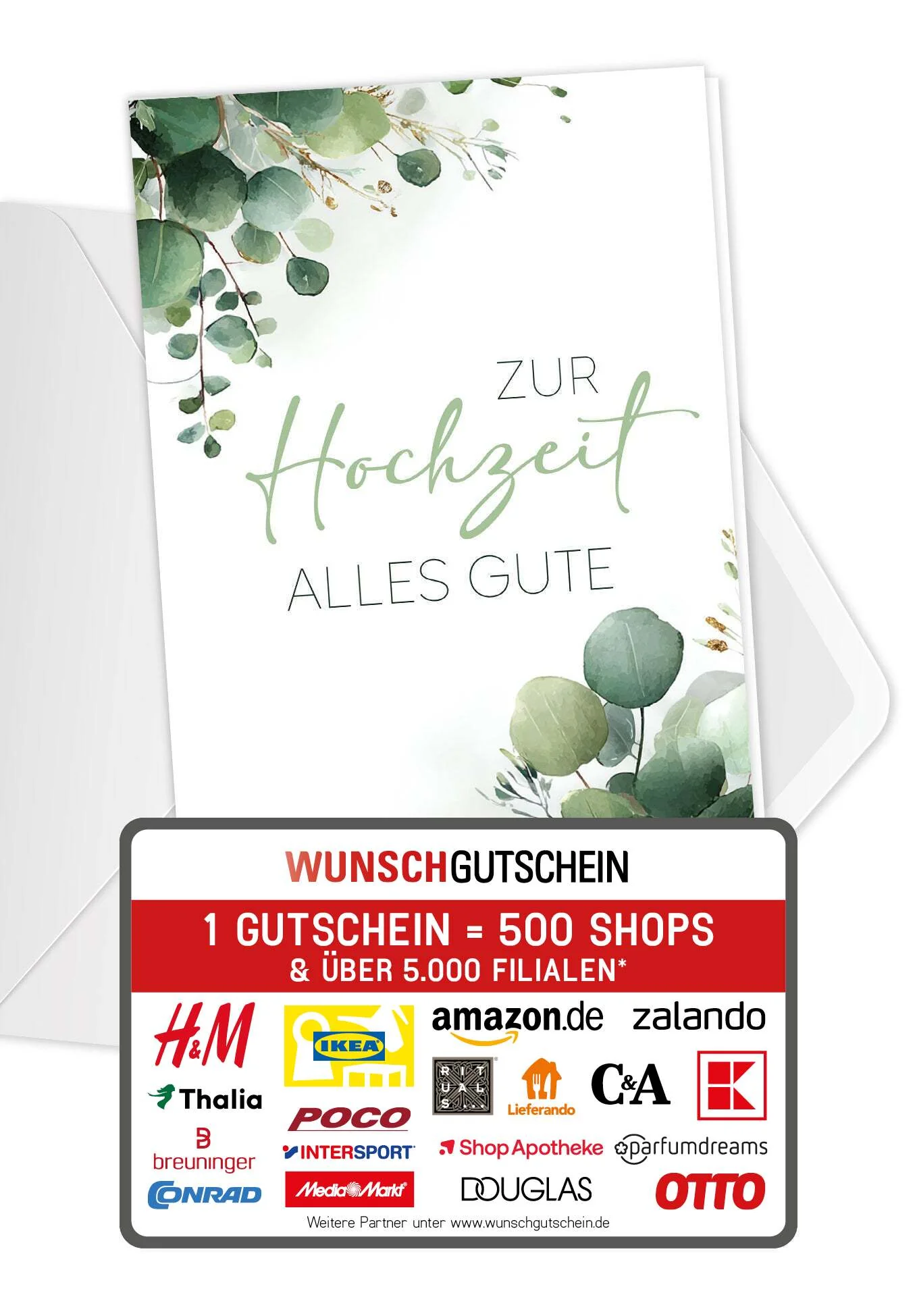 Zur Hochzeit alles Gute - Eukalyptus PDF