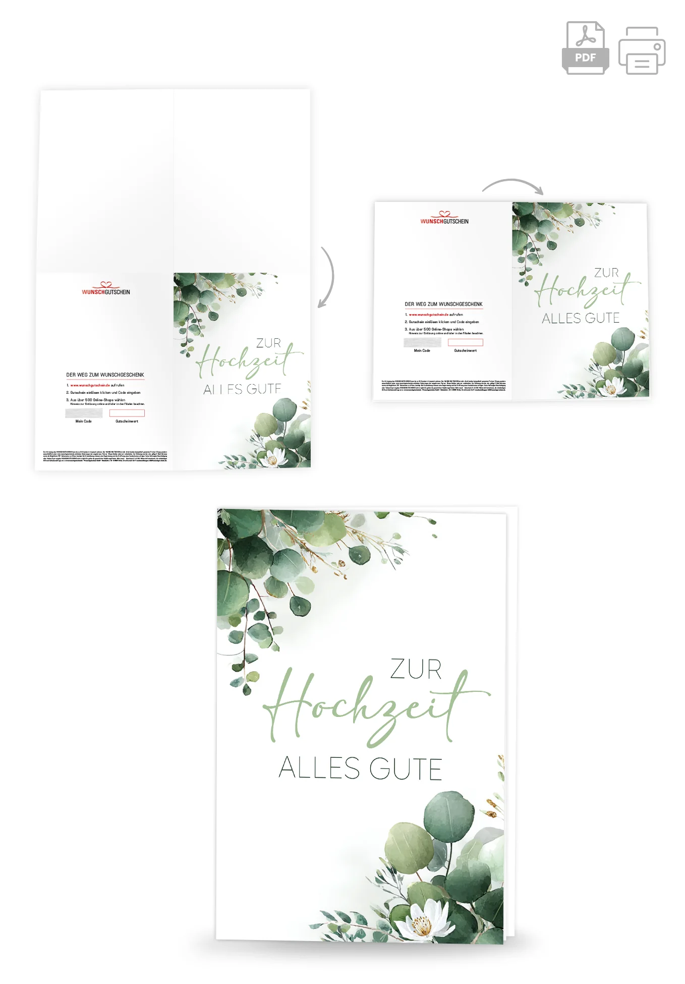 Zur Hochzeit alles Gute - Eukalyptus PDF - Image 4